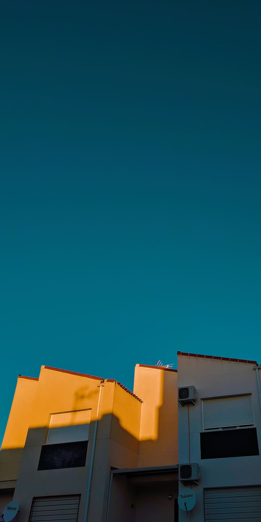 architecture, building exterior, built structure, sky, blue HD wallpaper