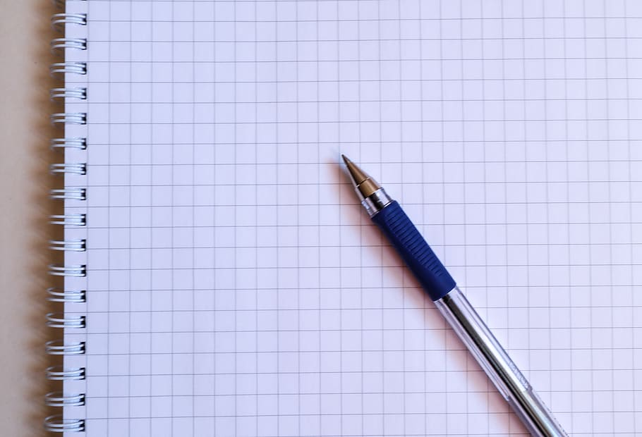 Clear and Blue Ballpoint Pen, blank, blur, composition, document HD wallpaper