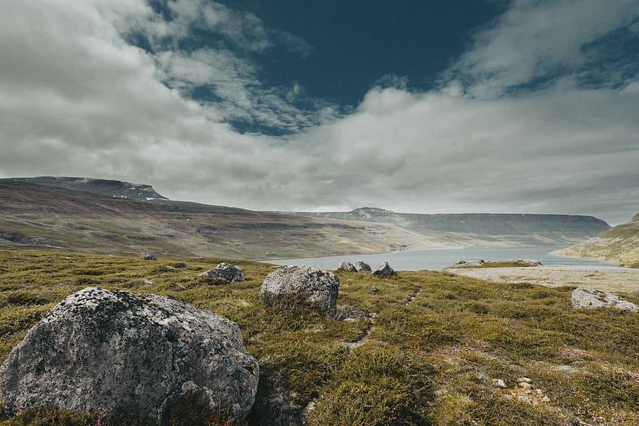 iceland, westfjords region, beach, ocean, hike, hiking, wander, HD wallpaper