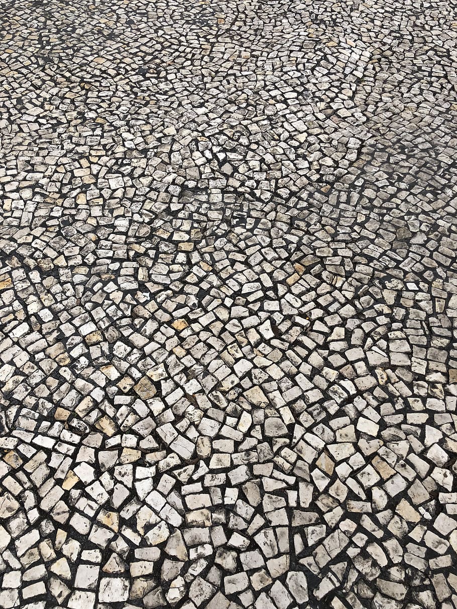 floor, mosaic, path, ceramic, texture, pattern, full frame HD wallpaper