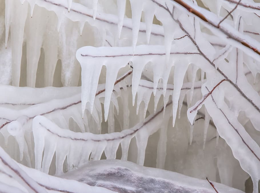 branches, cold, ze, ice, icicle, icicles, natural phenomenon HD wallpaper
