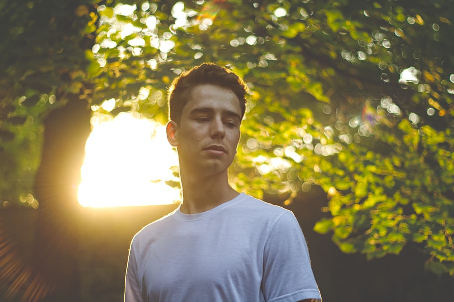man wearing white top, human, person, people, germany, berlin HD wallpaper