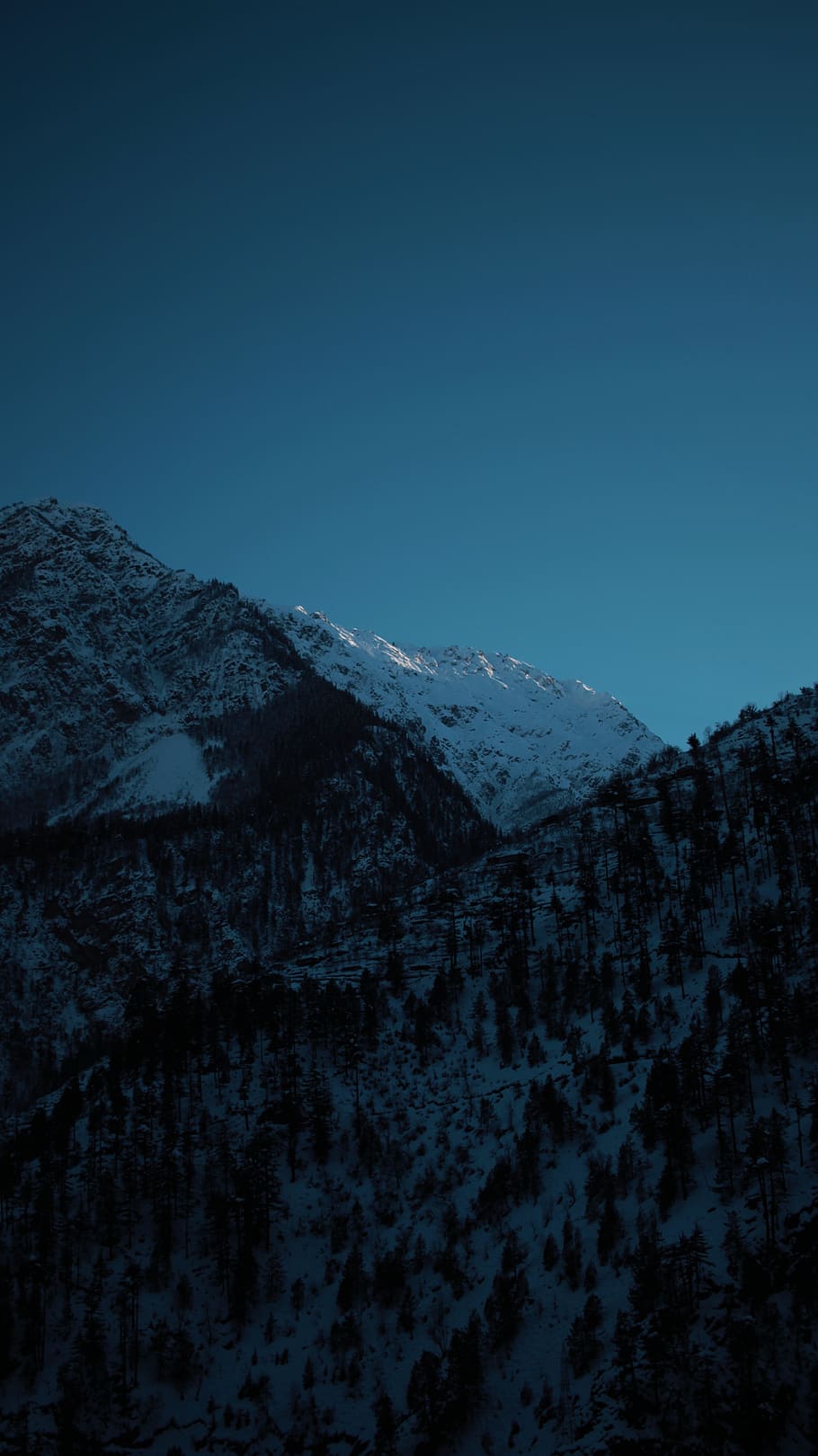 snow covered mountain, nature, outdoors, mountain range, peak HD wallpaper