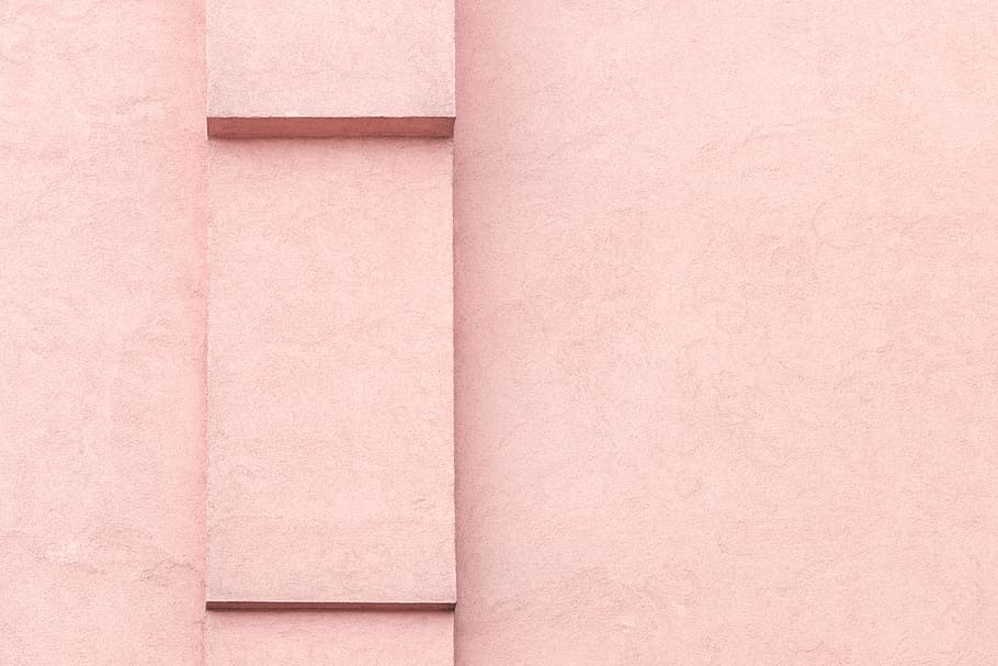 pink surface, wall, building, line, shadow, design, minimal, vertical HD wallpaper