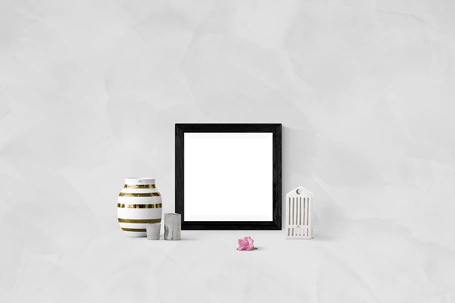 poster, wall, mockup, frame, interior, template, blank, picture HD wallpaper