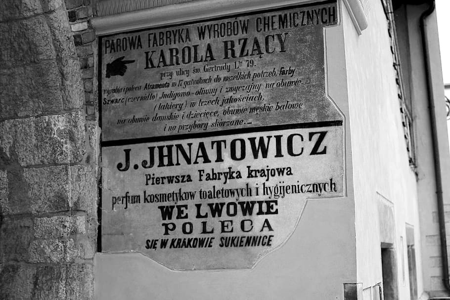 poland, kraków, text, communication, western script, sign HD wallpaper