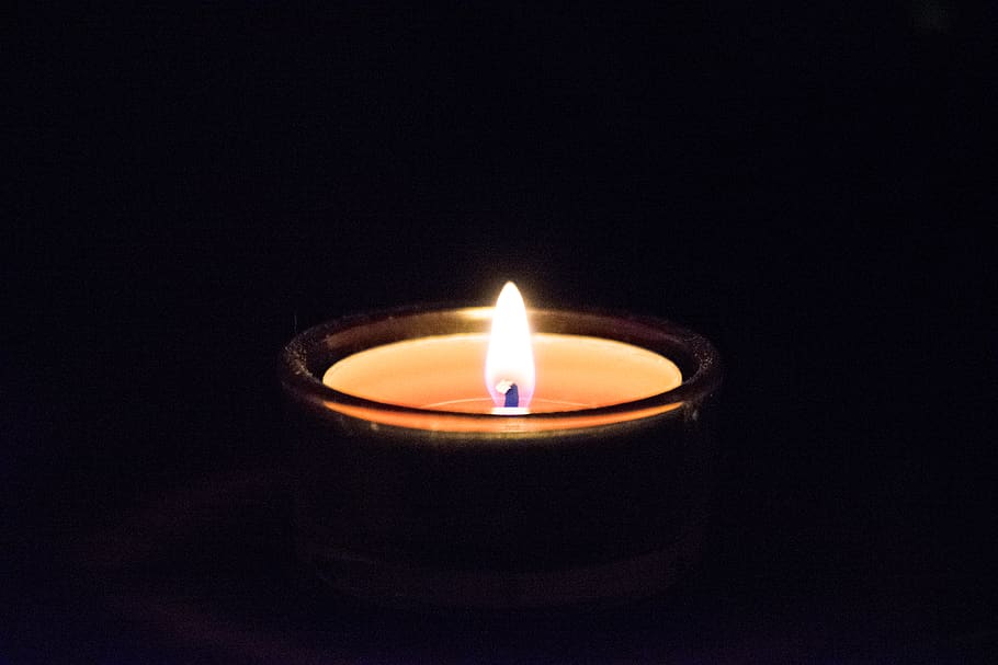 night, burning, flame, fire, candle, fire - natural phenomenon HD wallpaper