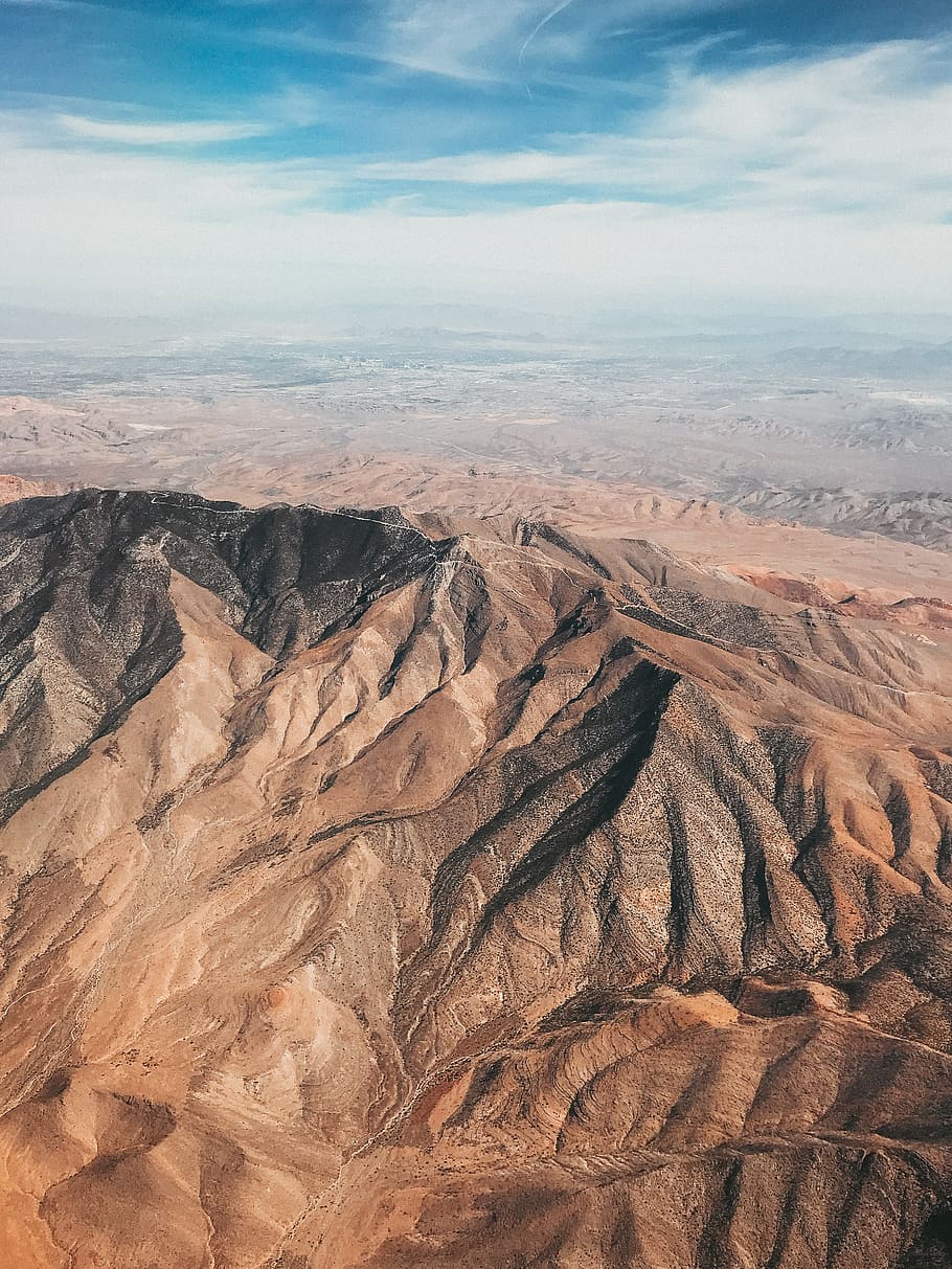 Aerial Rugged Landscape