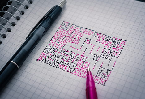 cheese box, play, boredom, lines, pen, paper, crosses, opponents HD wallpaper