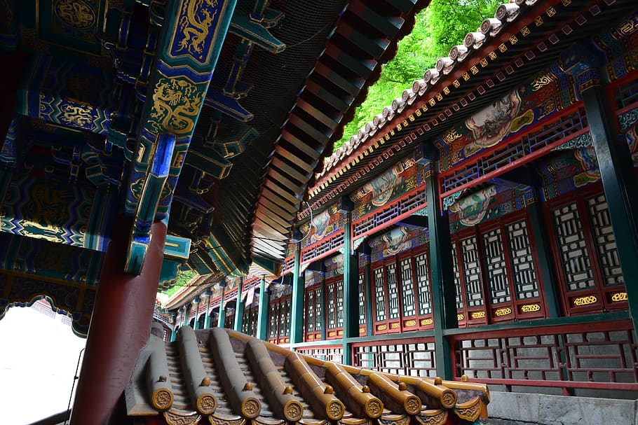 china, beijing, built structure, place of worship, religion HD wallpaper