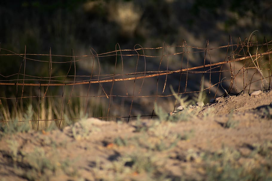 rust, dust, fence, border, borders, desert, adventure, photography HD wallpaper
