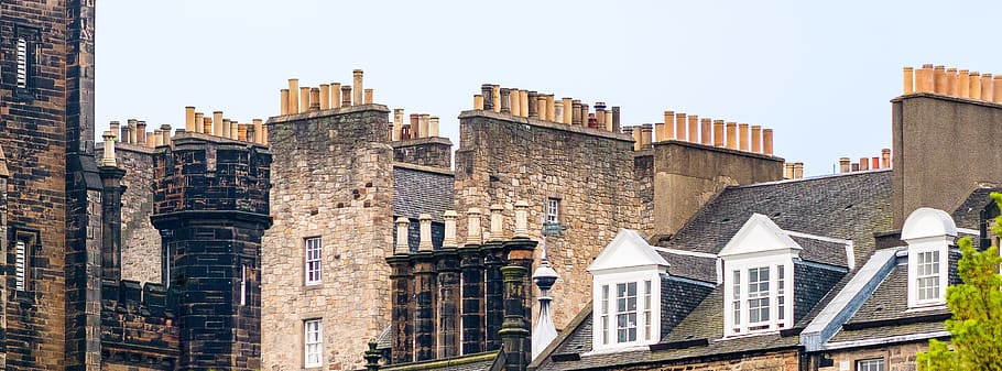 Hd Wallpaper Edinburgh Old Town Travel Facade Houses