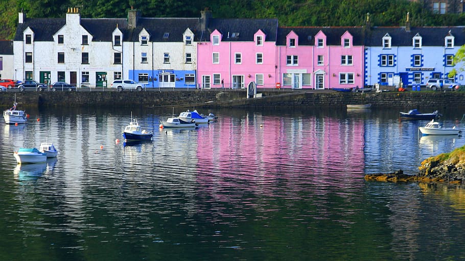 water, river, reflection, canal, travel, portage, scotland HD wallpaper