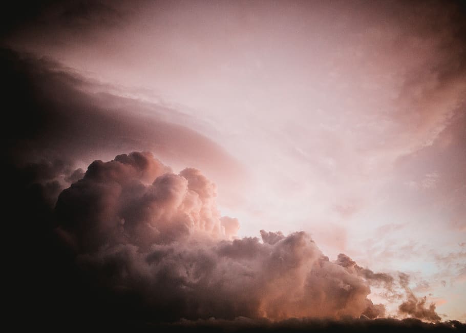 sky, sunset, storm, weather, heaven, evening, cloud, light HD wallpaper