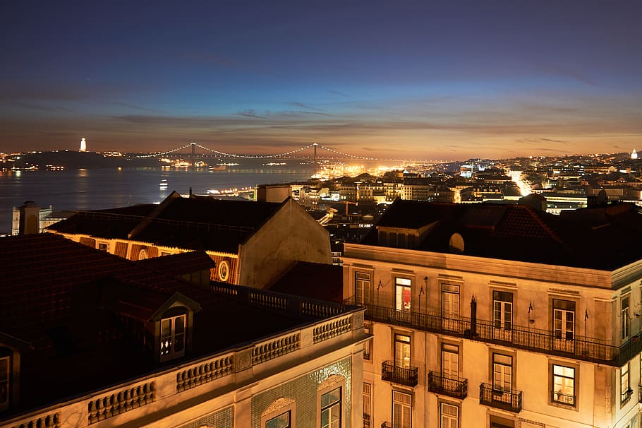 portugal, lisbon, architecture, building exterior, built structure HD wallpaper