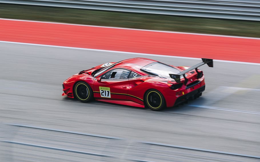red rally car, transportation, mode of transportation, speed HD wallpaper