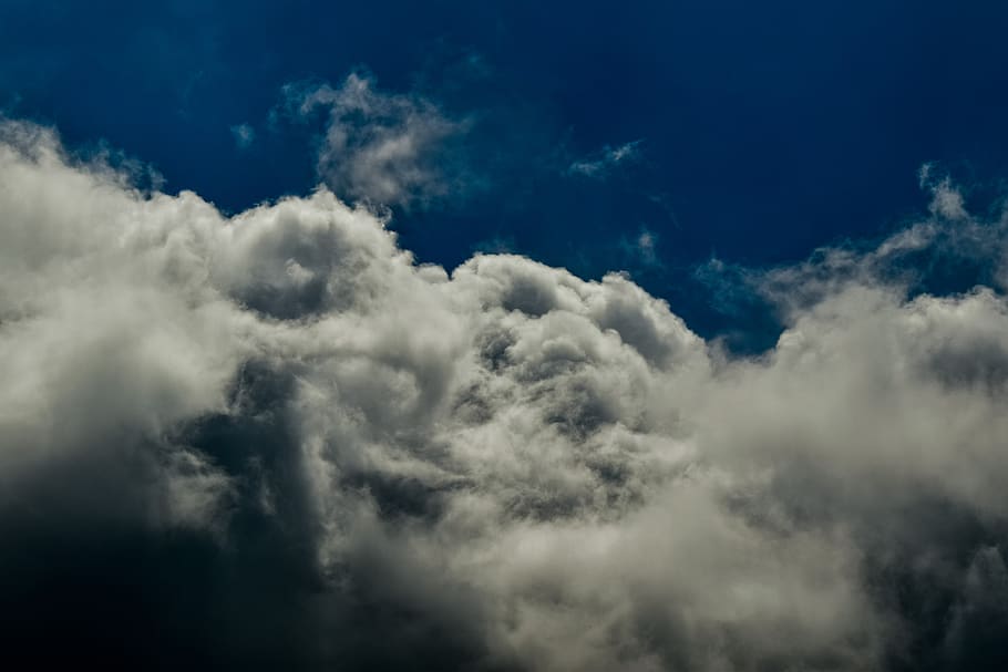 sky, clouds, nature, atmosphere, weather, cloudscape, cumulus HD wallpaper