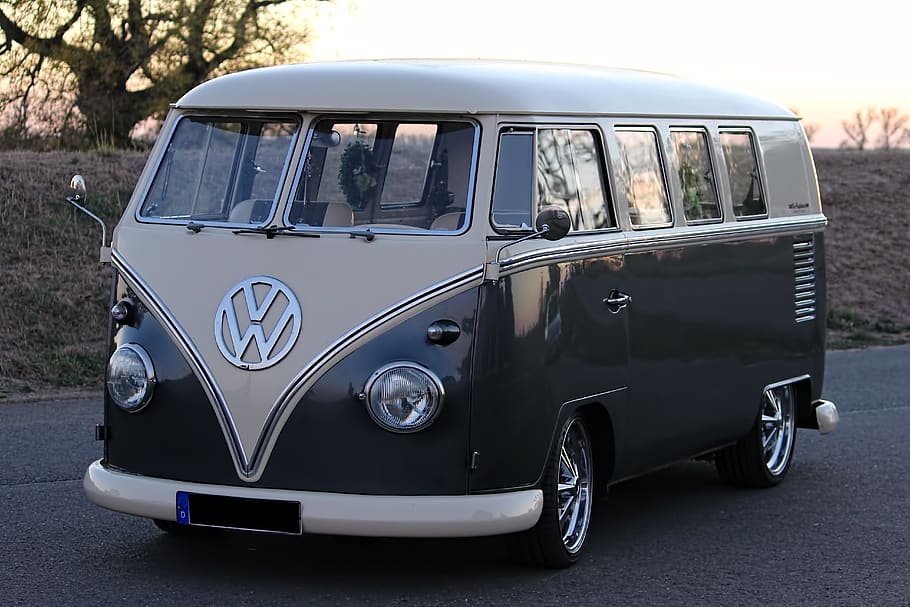 oldtimer, auto, vw bus, t1, vehicle, classic, mode of transportation, HD wallpaper