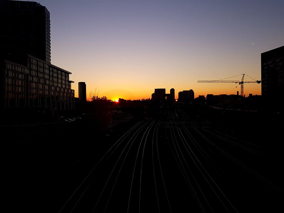 canada, toronto, track, rail transportation, railroad track HD wallpaper