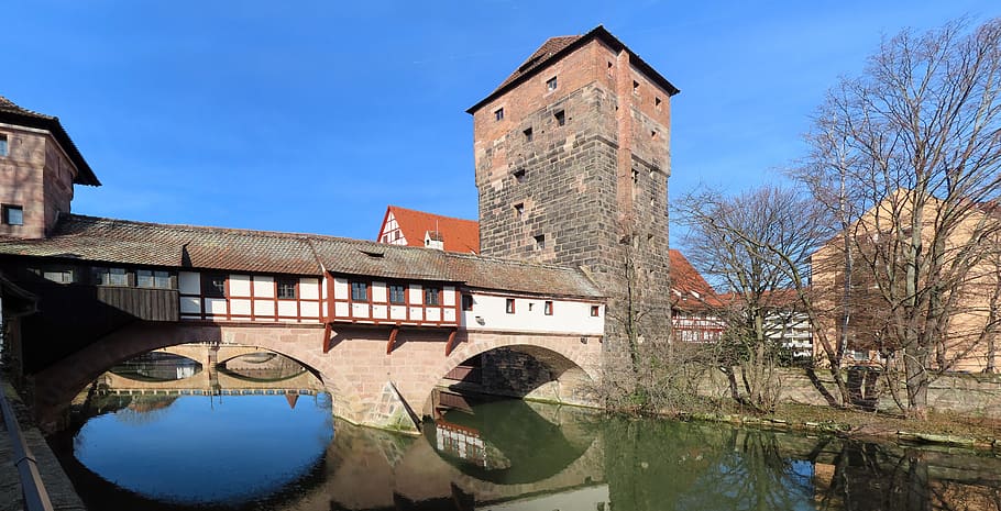 landscape, architecture, building, winter, historic center HD wallpaper