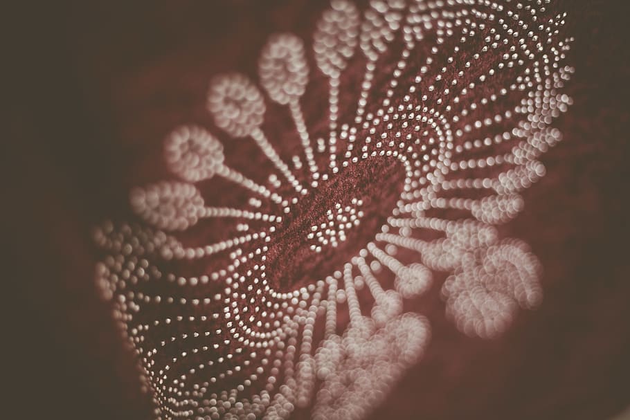 brown and red textile, close-up, pattern, indoors, no people HD wallpaper