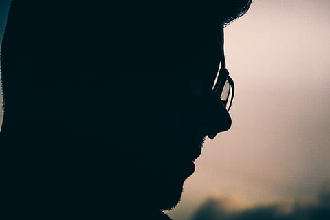boy, dark, darkness, shadow, shadows, evening, night light HD wallpaper