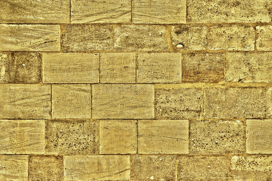sand stone, wall, stone wall, bricked, texture, pattern, natural stone HD wallpaper