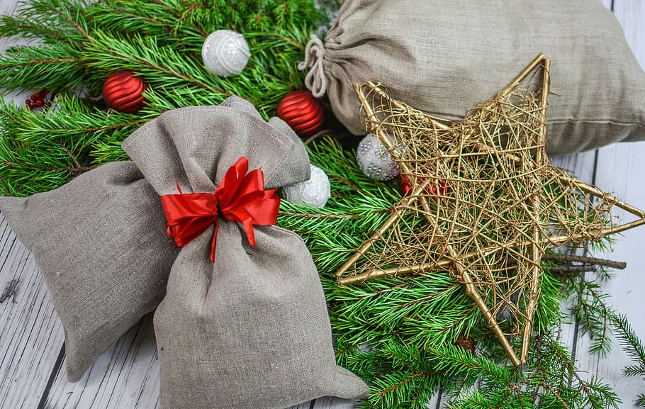 gift, bag, present, christmas, holiday, xmas, celebration, surprise HD wallpaper