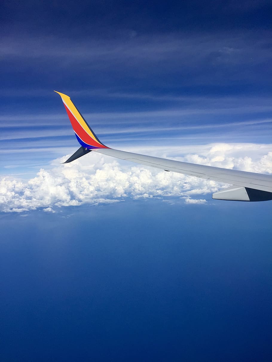 white airliner plane, airplane, air vehicle, flying, cloud - sky HD wallpaper