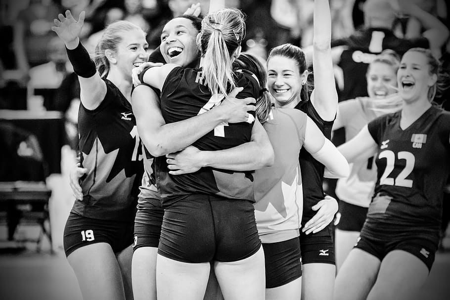 Black And White Of Volleyball Volleyball HD wallpaper  Peakpx