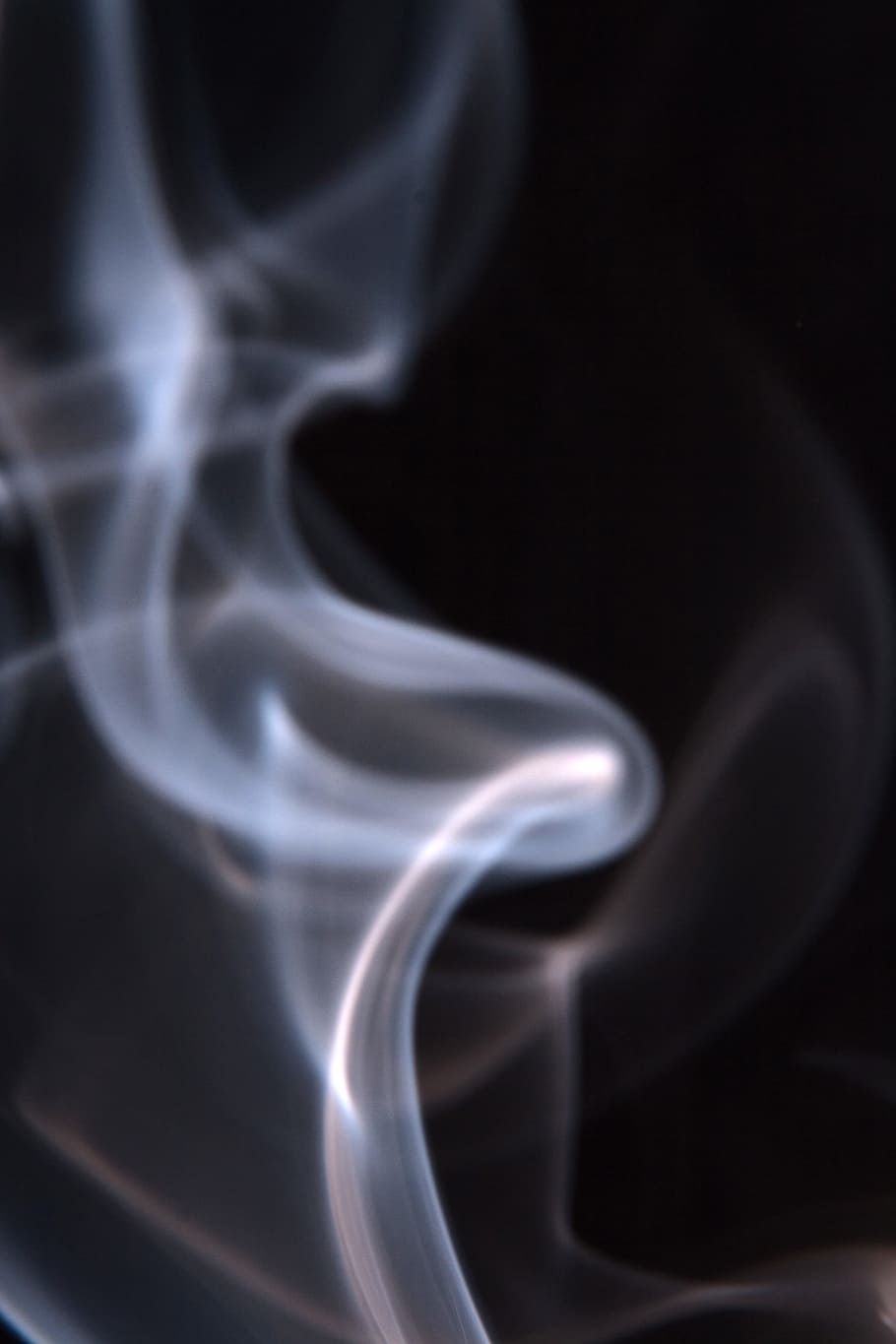 smoke, background, black, white, graphic, hot, isolated, curve HD wallpaper