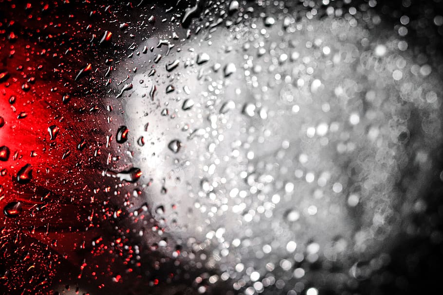 bubble, droplet, glass, window, editorial, day, car, neon, blue HD wallpaper