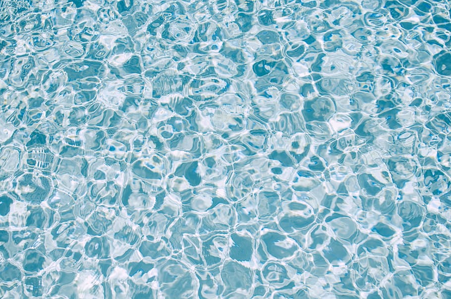 blue, water, texture, backgrounds, full frame, swimming pool HD wallpaper