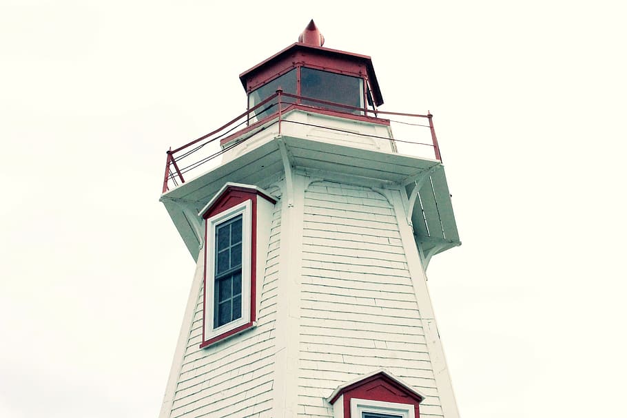 canada, tobermory, lighthouse, open sky, tower, architecture HD wallpaper