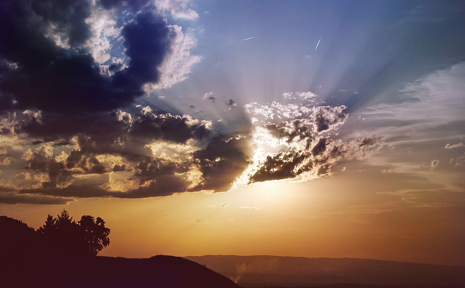 schweiz, allenwinden, clouds, epic, beautiful, view, evening HD wallpaper