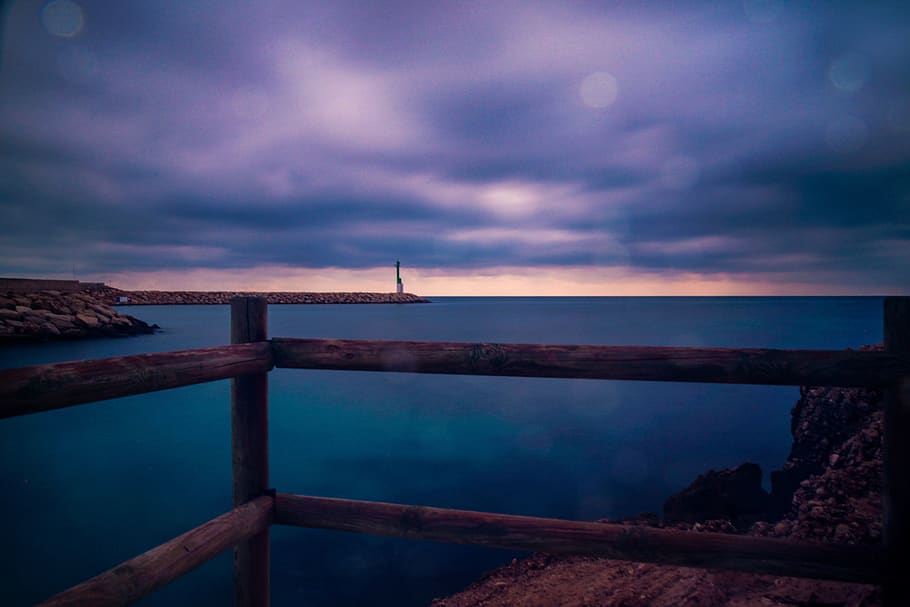 landscape, maritimo, sea, costa, sky, relax, atmospheric, water, HD wallpaper
