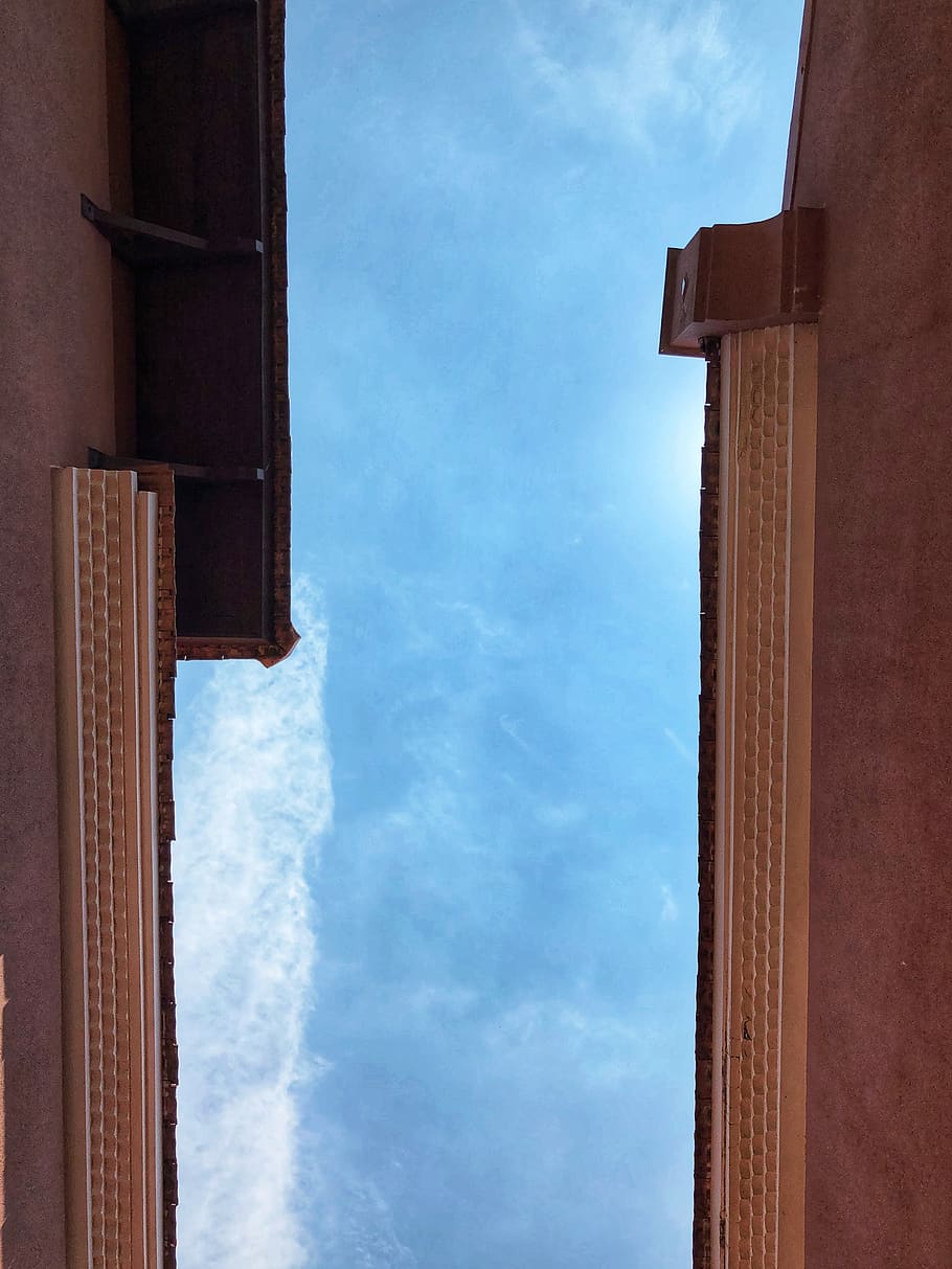 goa, india, sky, blue, buildings, clouds, summer, architechture HD wallpaper