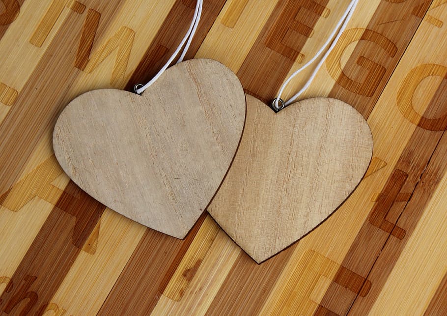 heart, para, two, romantic, valentine's day, total, connection HD wallpaper