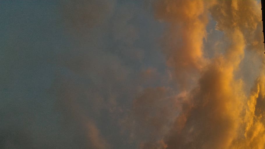 cloud, sunset, sky, nature, multi colored, cloud - sky, backgrounds HD wallpaper