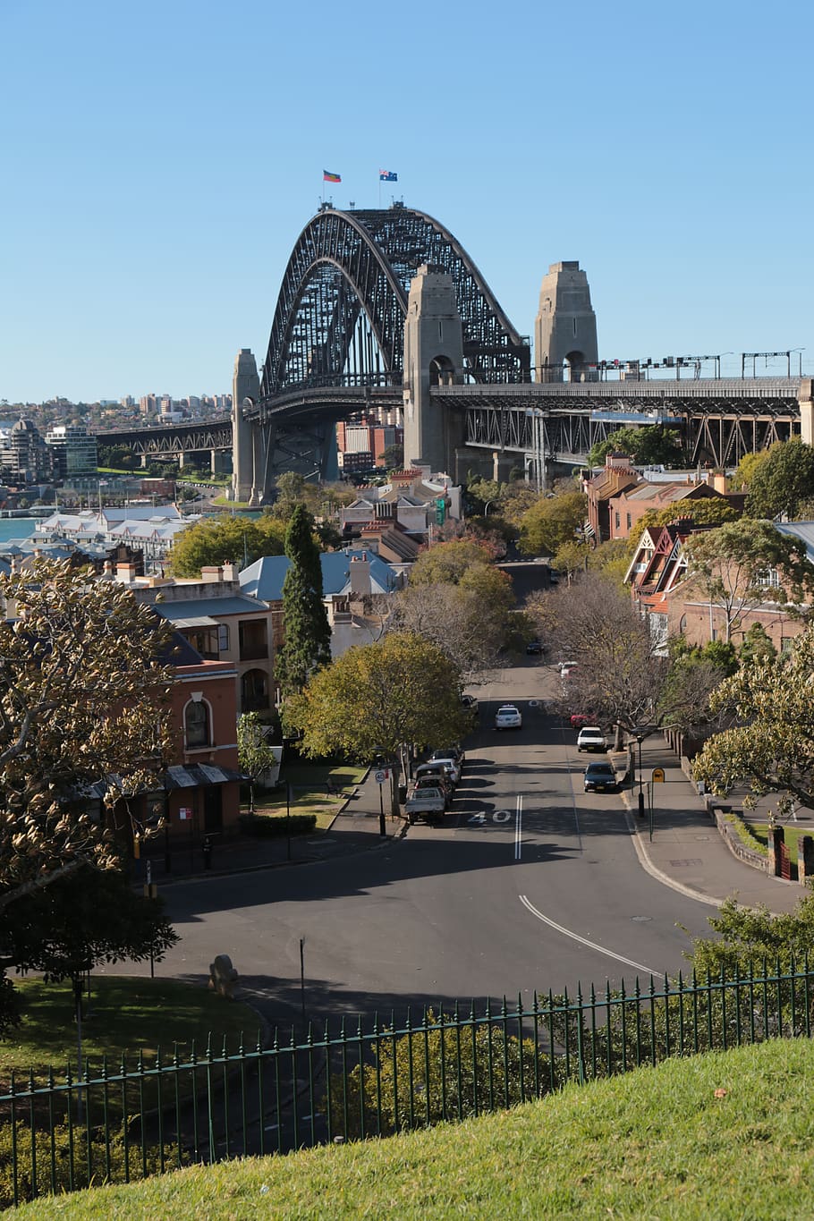 road, building, architecture, bridge, observatory hill, australia HD wallpaper