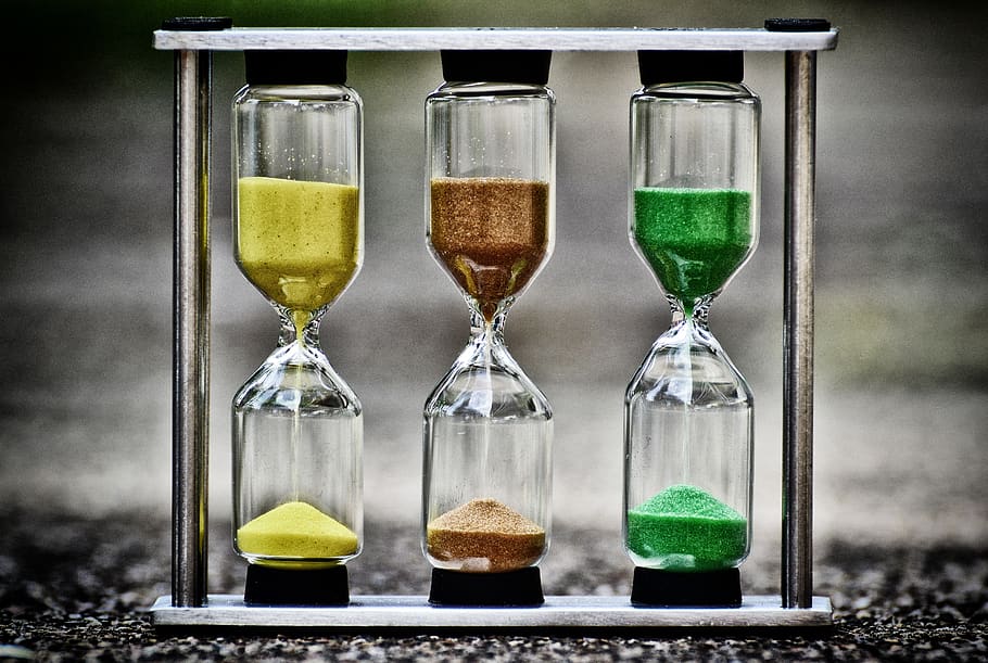 hourglass, time, sand, transience, run out, amount of time, HD wallpaper