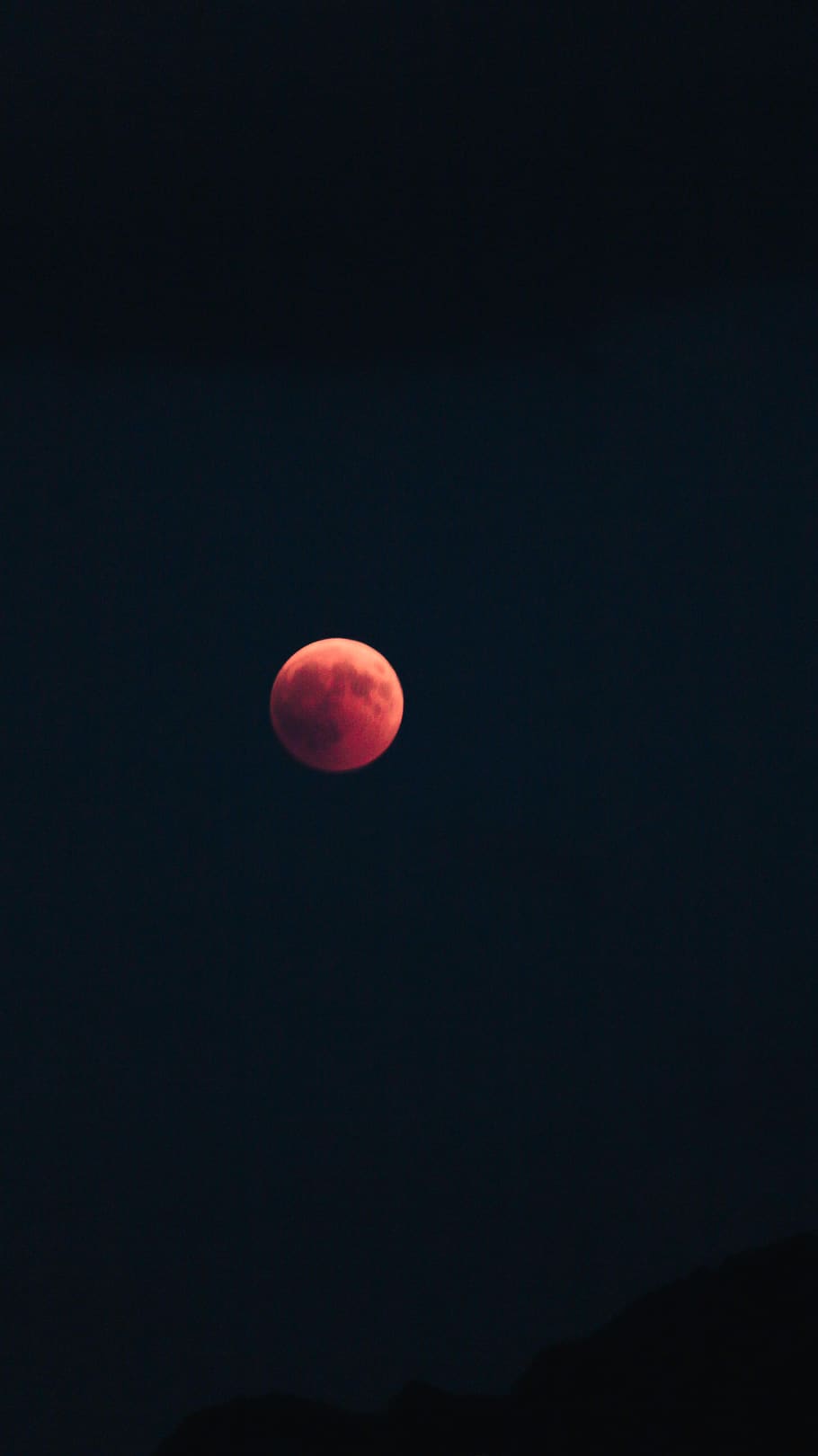 blood moon at night, sky, space, beauty in nature, scenics - nature HD wallpaper