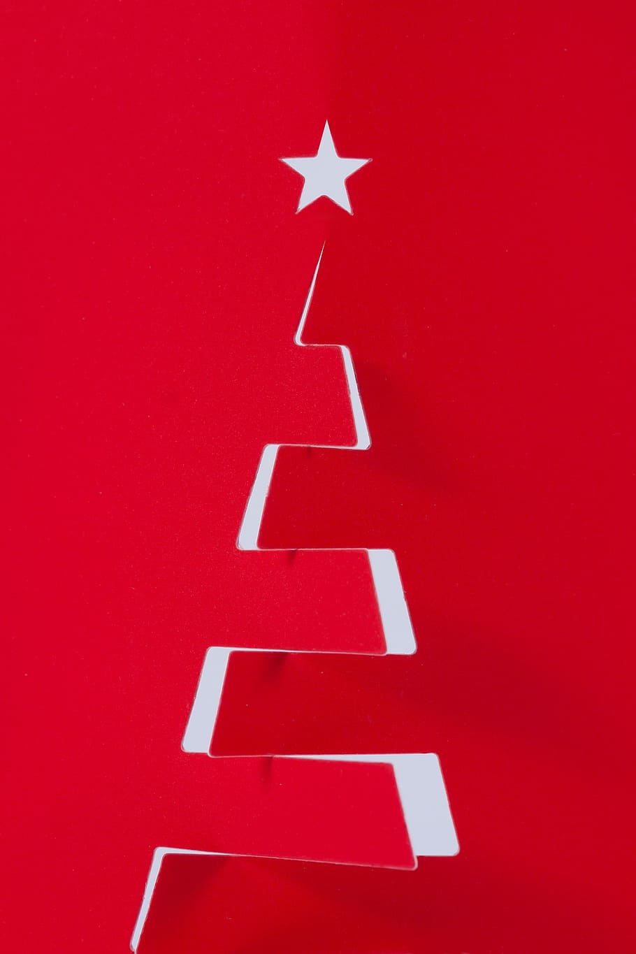christmas, tree, red, bright, design, illustration, christmastree HD wallpaper