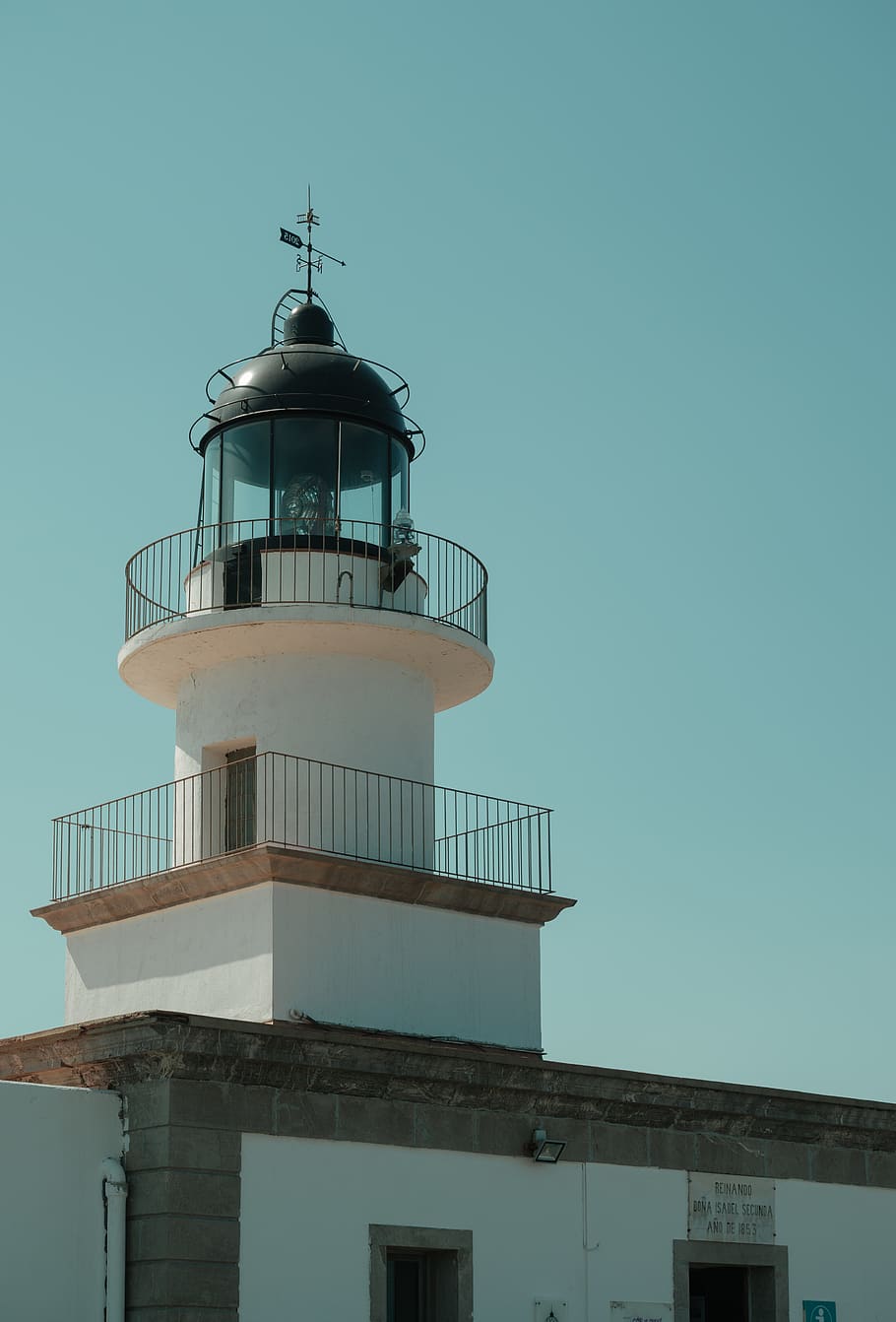 cap de creus, spain, lighthouse, ocean, see, blue, architecture HD wallpaper