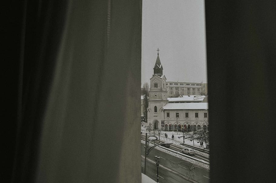 romania, bucharest, wallpaper, desktop, window, peek, tower HD wallpaper