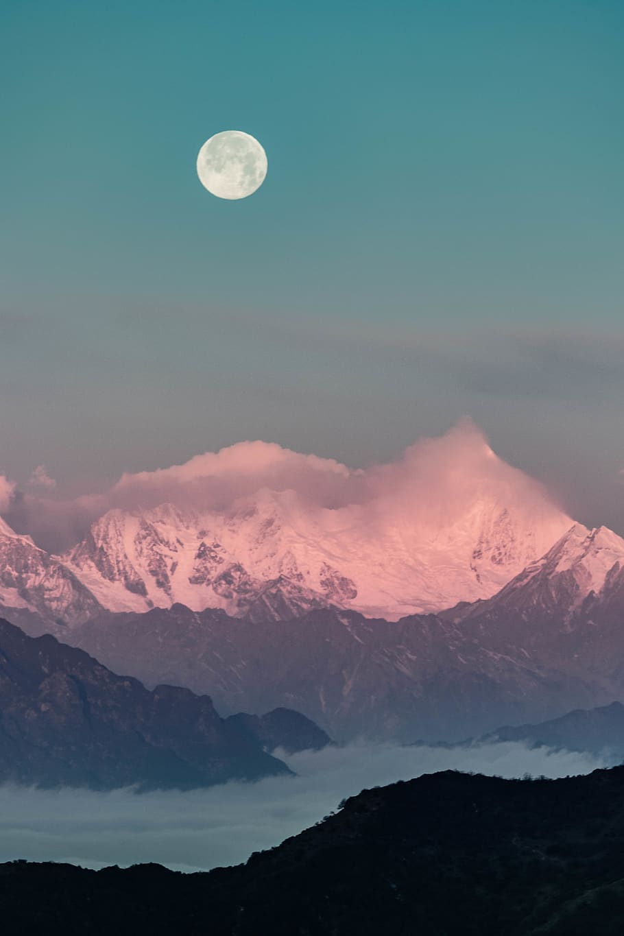 nature, outdoors, mountain, mountain range, peak, universe HD wallpaper