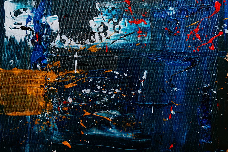multicolored abstract painting, creativity, full frame, no people HD wallpaper