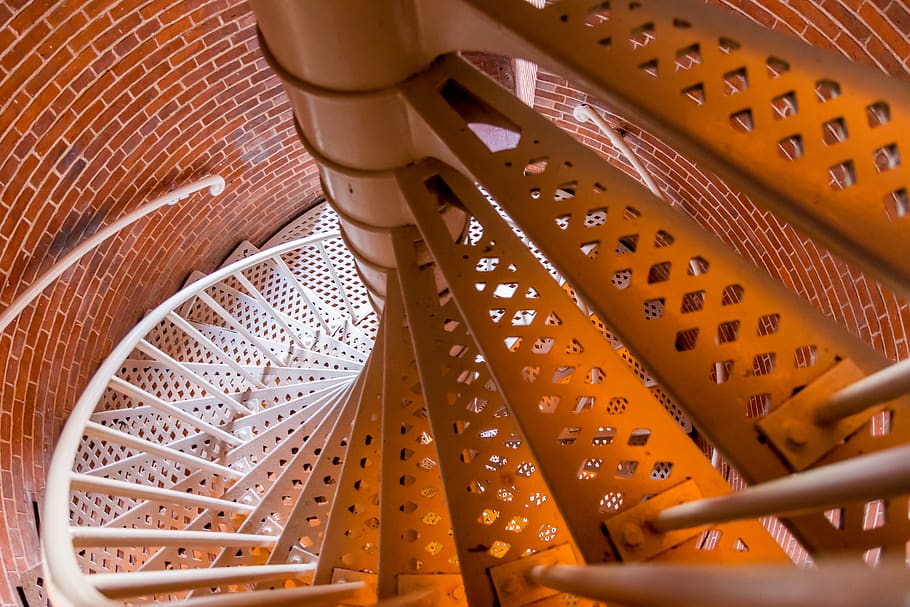 no people, low angle view, indoors, architecture, metal, arts culture and entertainment HD wallpaper