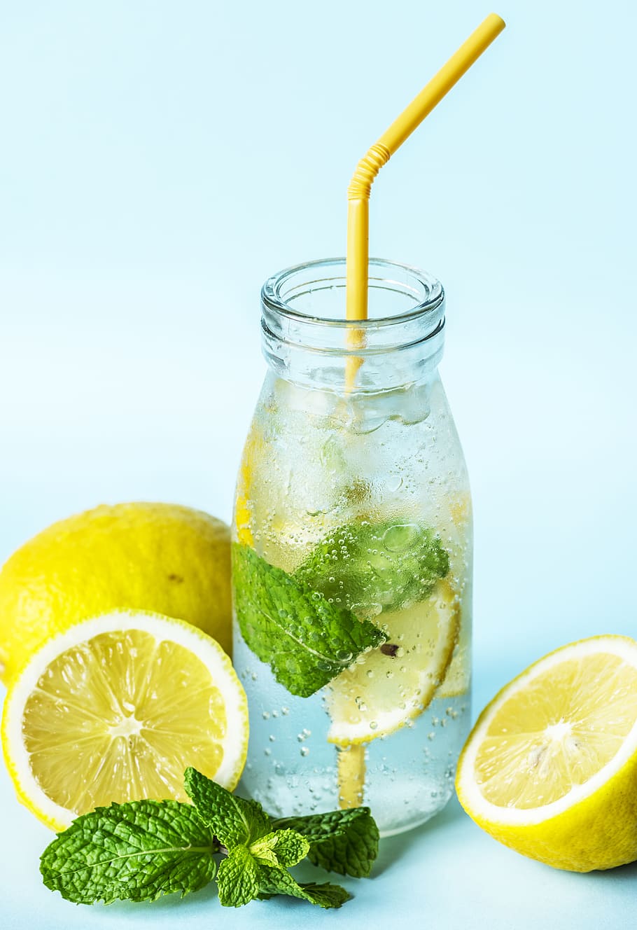 Photo of Lemon Juice On Bottle, antioxidant, beverage, citrus fruit, HD wallpaper