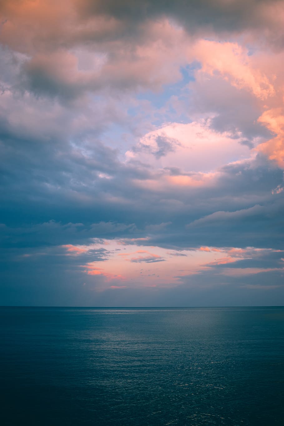 sunset, vacation, landscape, clouds, nature, sea, sky, outdoors HD wallpaper